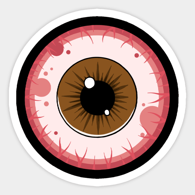 Eyeball Eye Eyes Pupil Horror Halloween Sticker by fromherotozero